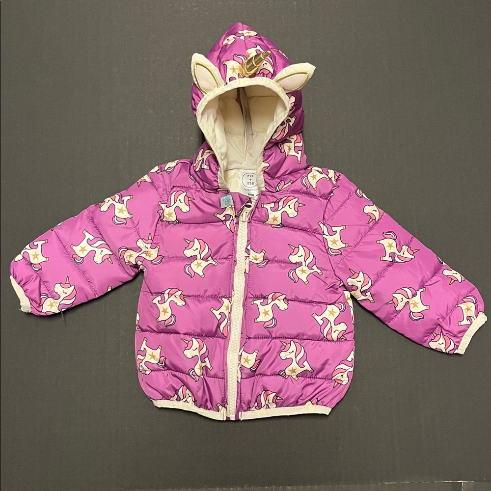 Robeez Unicorn Baby Puffer Jacket - Girl 6-9 months